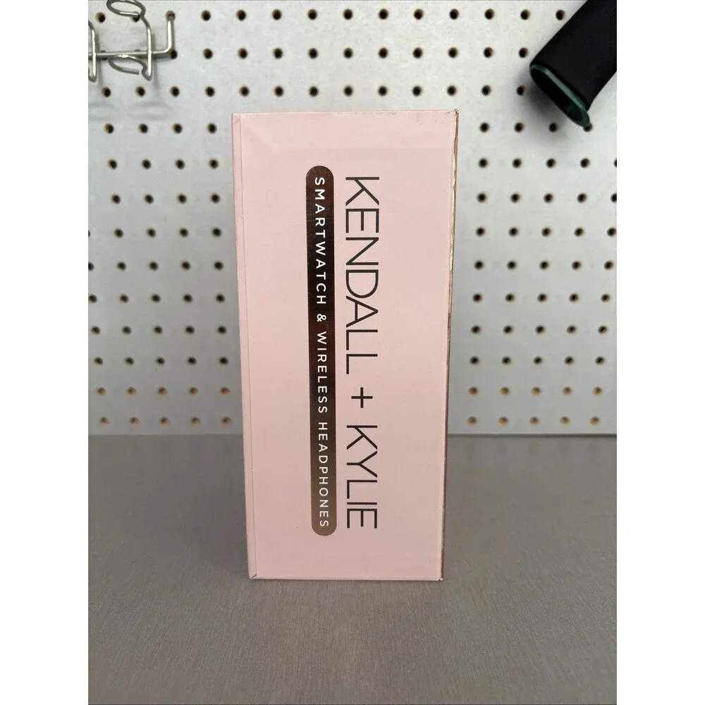 Kendall & Kylie Smart Watch & Wireless Headphones Pink iTouch Wearables Open Box